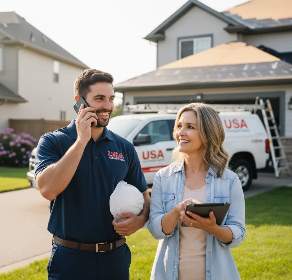 USA Roof Repair Experts customer support in Earleville